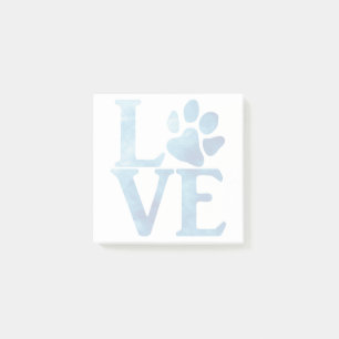 Love Classic Bright Blue Post-it Notes