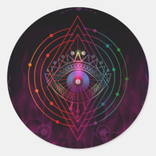 Love Classic Round Sticker