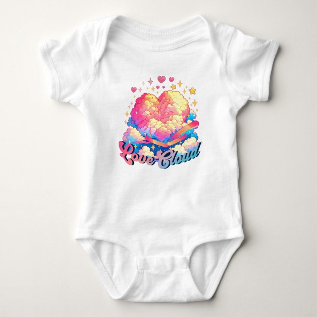 Love Cloud Baby Bodysuit (Front)