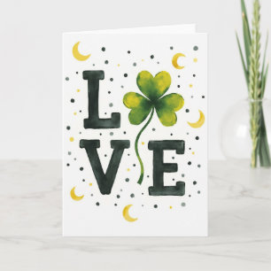 Love Clover Art Card