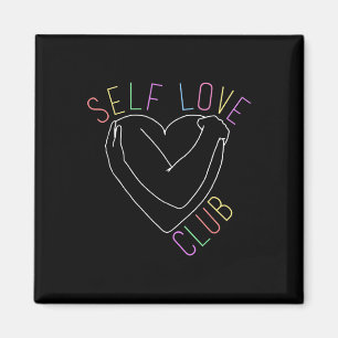 Love Club Mental Health Awareness Line Art For Sup Magnet