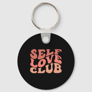 Love Club Self Love Inspirational Quote Key Ring