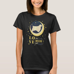 Love Clumber Spaniel Dog To The Moon T-Shirt