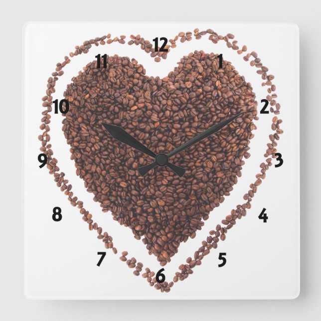 Love Coffee Clock (Front)