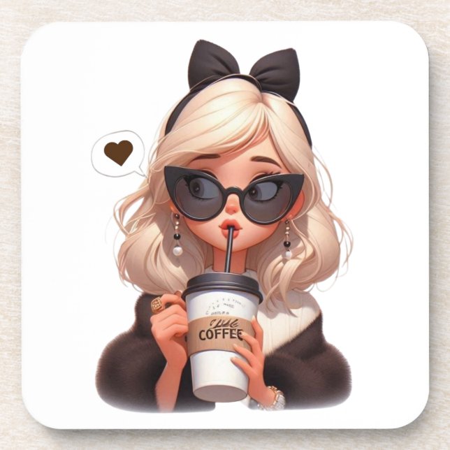 Love coffee coaster (Front)
