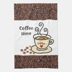Love Coffee / Home Coffee Bar Hand or  Tea Towel
