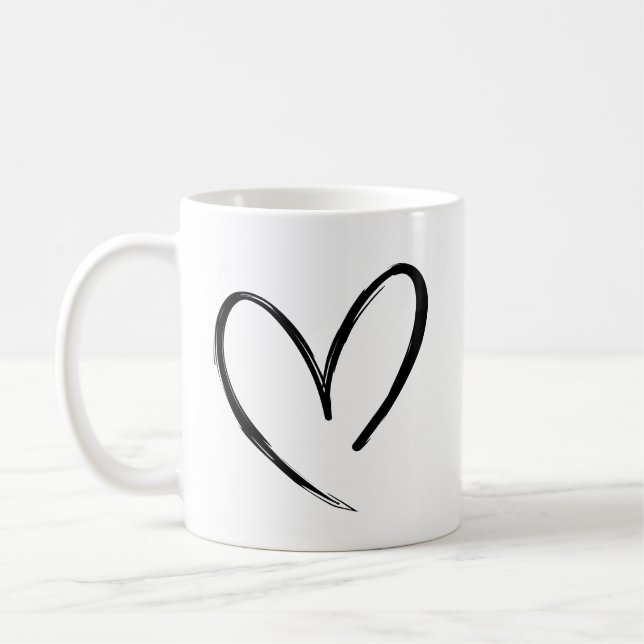 love coffee mug (Left)