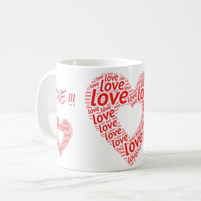 Love Coffee Mug (Front Left)
