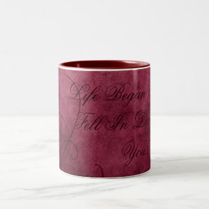 Love- Coffee Mug: Love's Twilight Collection Two-Tone Coffee Mug