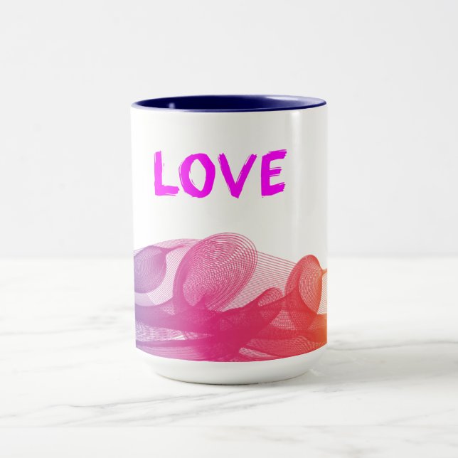 "LOVE" coffee mug. Mug (Center)