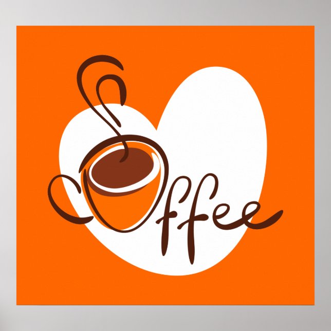 Love Coffee Poster (Front)