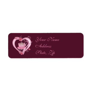 Love Coffee Return Address Label