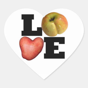 LOVE Collection Heart Potato Heart Sticker