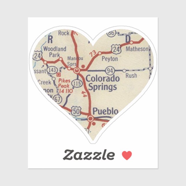 Love Colorado Springs CO (Sheet)