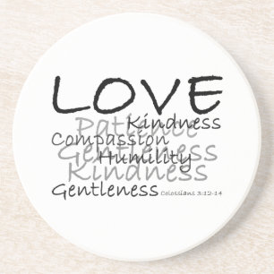 Love (Colossians 3) Coasters