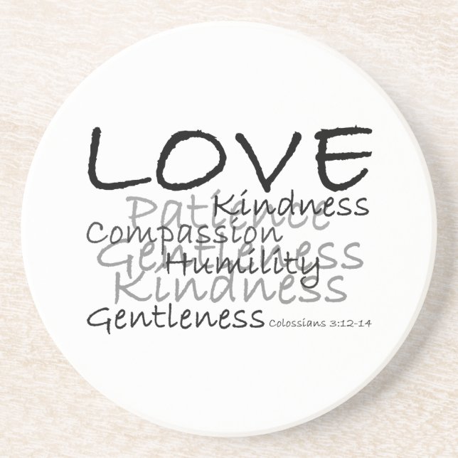 Love (Colossians 3) Coasters (Front)