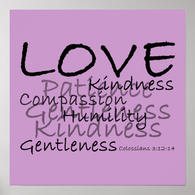 Love (Colossians 3) Poster (Front)