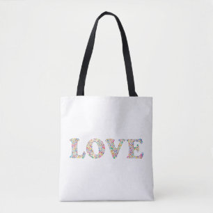 LOVE - colourful coffee beans Tote Bag