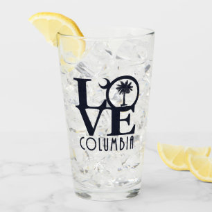 LOVE Columbia South Carolina Glass