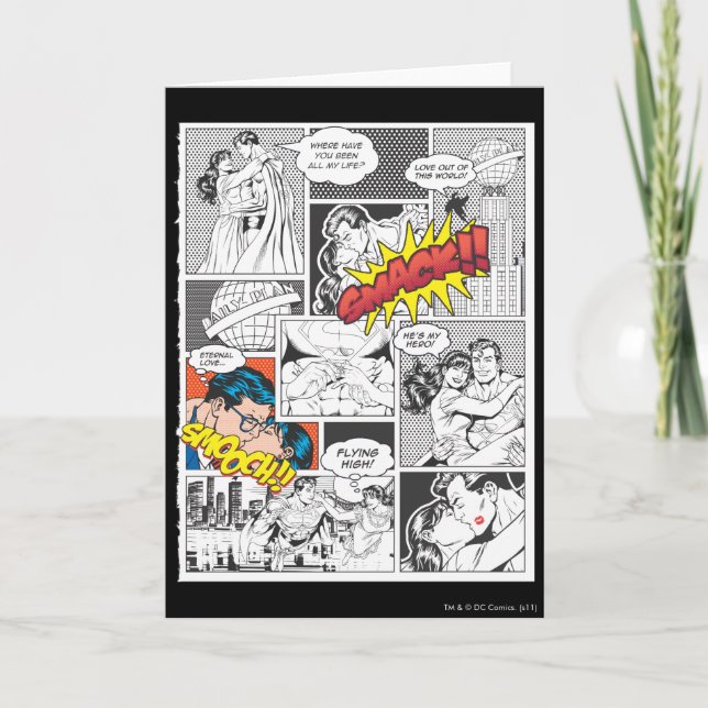 Love Comic Slides Card (Front)