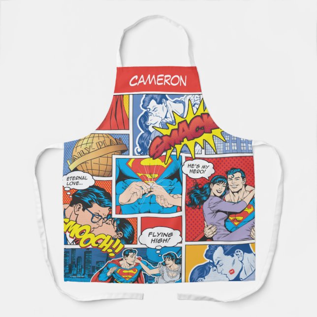 Love Comic Slides - Color Apron (Front)