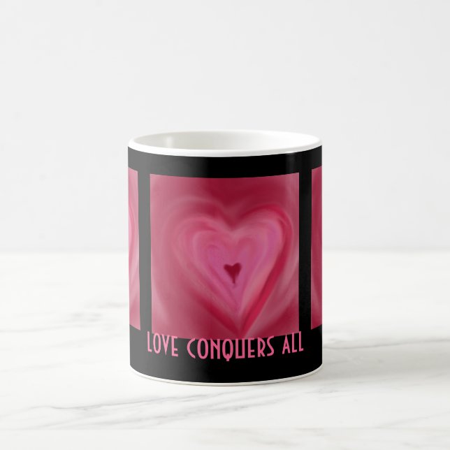 love conquers all mug (Center)