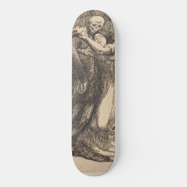 Love Consecrated (by Paul-Albert Besnard) Skateboard (Front)
