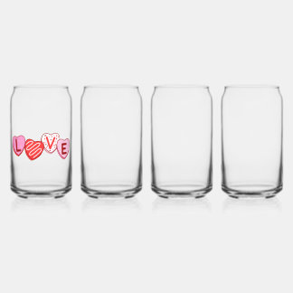Love Cookies Can Glass
