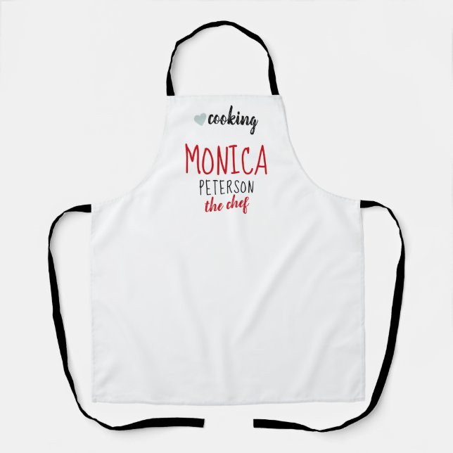 love cooking apron (Front)
