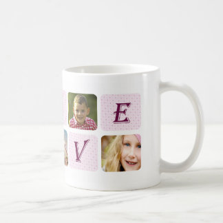 Love Coolest Mum Ever Custom Photo Collage Coffee Mug