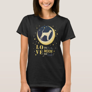 Love Coonhound Black And Tan To The Moon T-Shirt