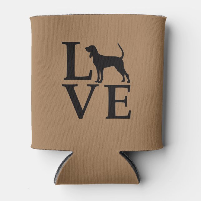 Love Coonhound Can Cooler (Front)