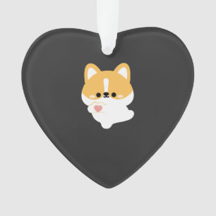 Love Corgi Ornament