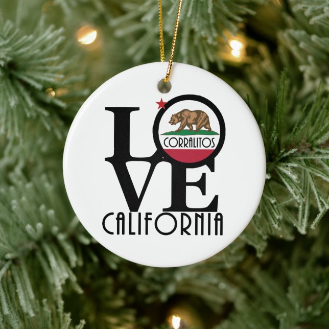 LOVE Corralitos Ceramic Ornament (Tree)