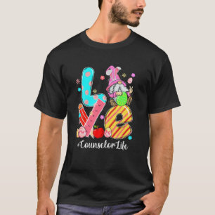 Love Counsellor Life Gnome Funny Easter Day Eggs O T-Shirt