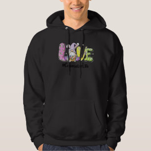 Love Counsellor Life Life Funny Easter Day Bunny E Hoodie