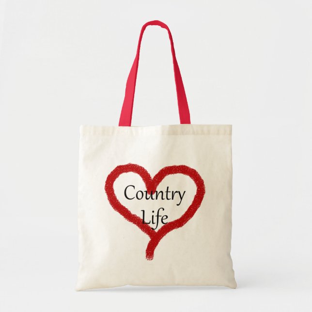 Love Country Life Tote Bag (Front)