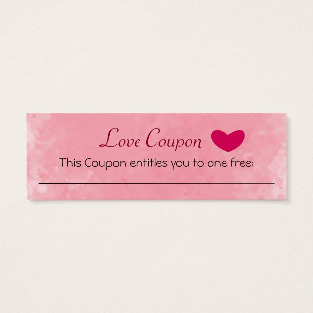 Love Coupon (Back)