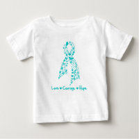 Love Courage Hope Butterfly - Ovarian Cancer