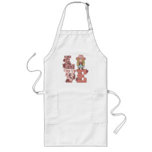 Love & Cowgirl Spirit – Vintage Country Style Long Apron