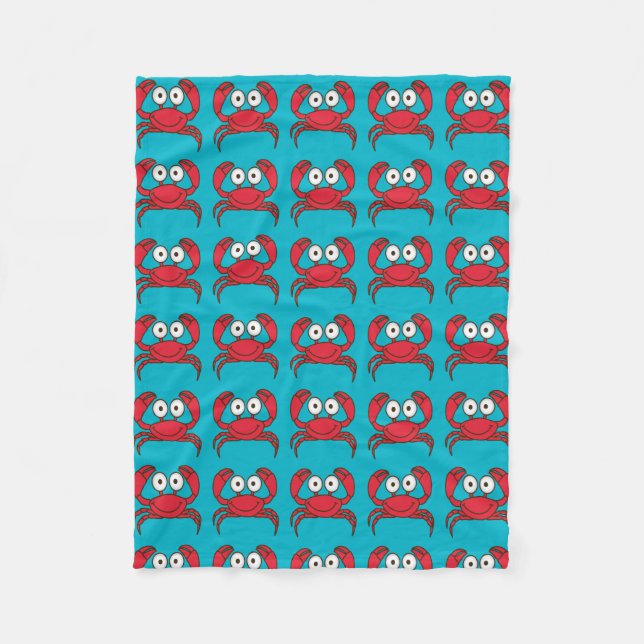 Love Crab Fleece Blanket (Front)