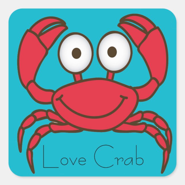 Love Crab Sticker (Front)