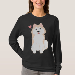 Love Cream Pomsky Pomeranian Husky T-Shirt