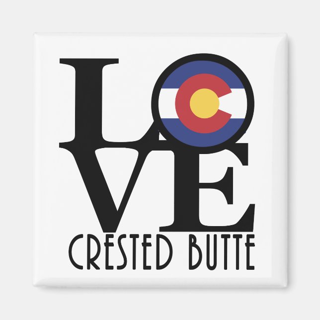 LOVE Crested Butte Magnet (Front)