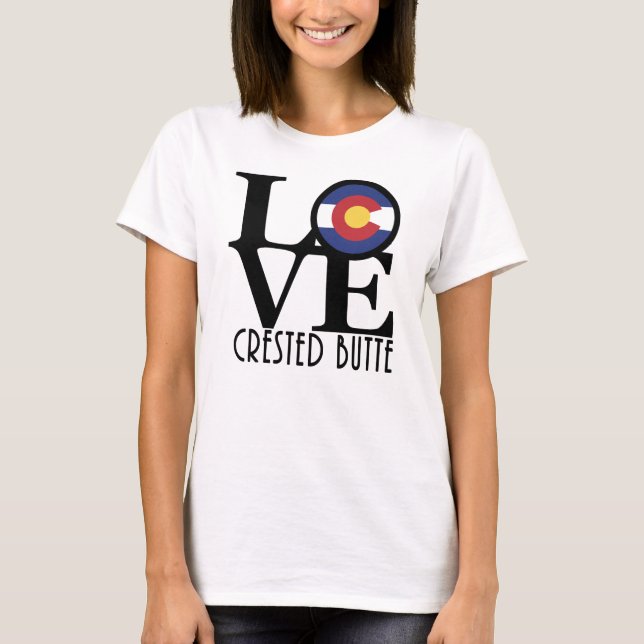 LOVE Crested Butte T-Shirt (Front)