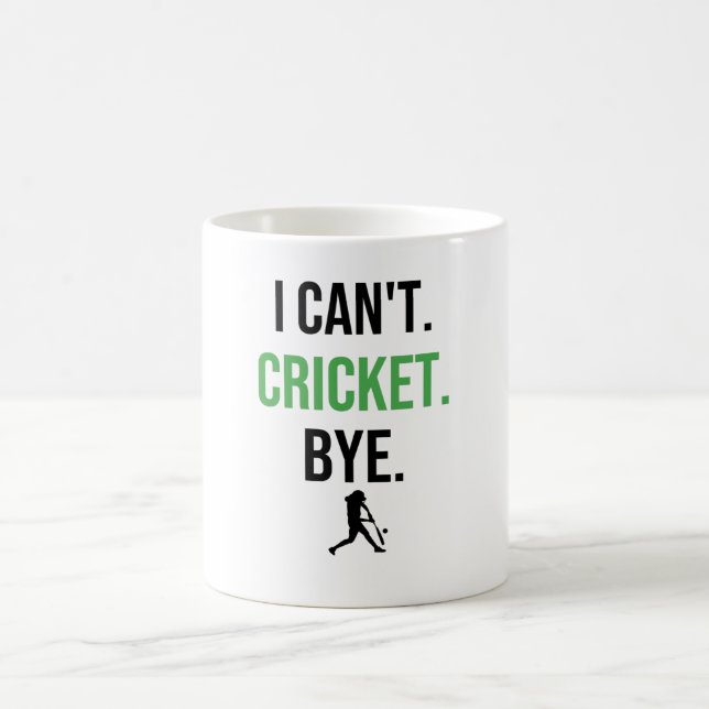 Love Cricket Gift | Cricket Fan Cricket Player Coffee Mug (Center)