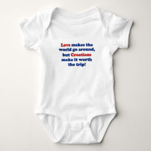 Love Croatians Baby Bodysuit
