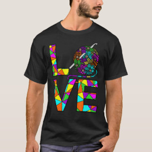 Love Crochet Crocheter Crafter Knitting  Graphic T-Shirt