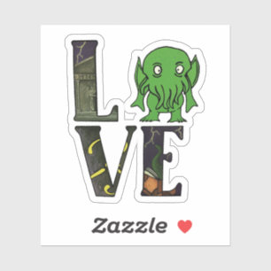 LOVE Cthulhu sticker