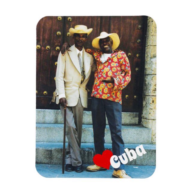 Love Cuba, Cuban Men Magnet (Vertical)